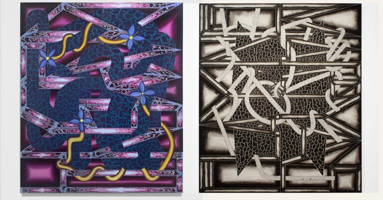 Nicholas Moenich on Geometry, Grayscale, and the Playful Tension of Contemporary Painting