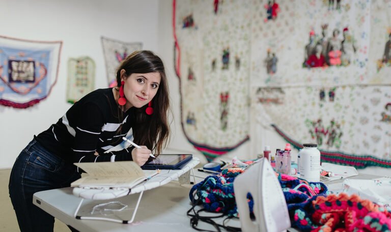 Hale Ekinci Weaves Stories Of Identity, Heritage, And Humor Through Textile Art